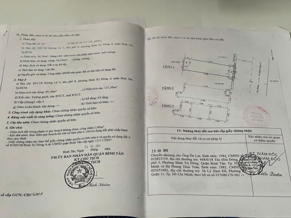 Nhà Đẹp – Giá Tốt – Chính Chủ Cần Bán Nhà Tại Phường Bình Trị Đông, Bình Tân, Hcm