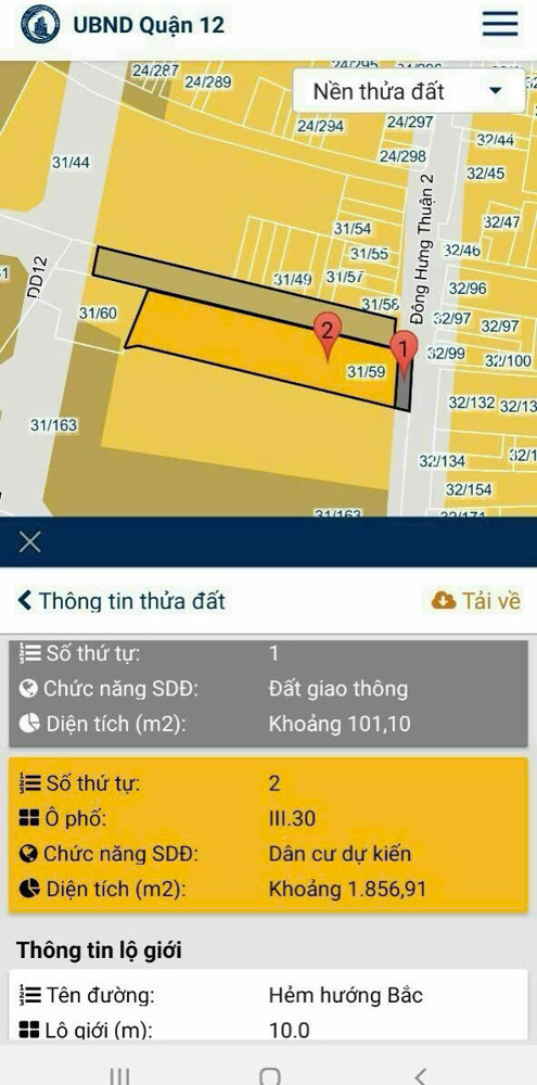 Siêu Đất Mt Đông Hưng Thuận 02 – Ngang 20M – 1.915M² Thổ Cư – Chỉ 140 Tỷ