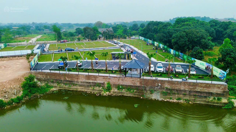 Đất View Hồ Hòa Lạc – 100M² Full Thổ Cư – Sổ Đỏ Trao Tay