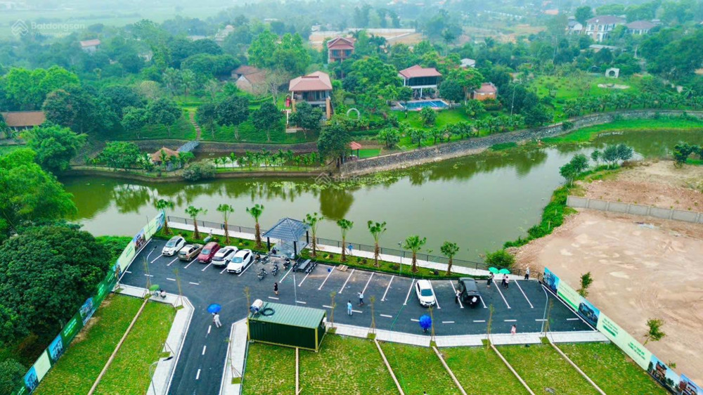 Đất View Hồ Hòa Lạc – 100M² Full Thổ Cư – Sổ Đỏ Trao Tay