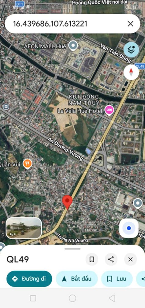 Đất Đẹp–giá Tốt–cần Bán Gấp –Đường Võ Văn Kiệt (Vành Đai 3) – P.thủy Dương – Tx.hương Thủy – Tp Huế