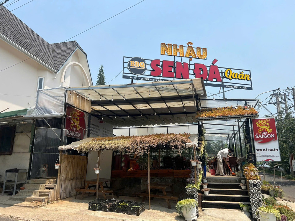 Sang Nhượng Quán Nhậu Bbq Sen Đá Quán Tại Đà Lạt, Lâm Đồng