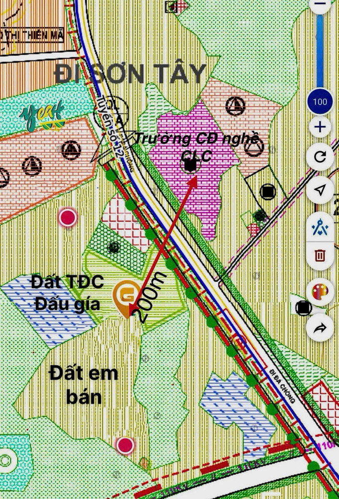 Bí Mật Lô Đất 100M2 Gần Quốc Lộ 21, Khu Vực Trung Tâm Hòa Lạc. Phù Hợp Xây Trọ, Đầu Tư Sinh Lời,