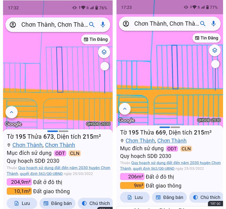 Bán Đất Nền Chính Chủ - 2 Lô Liền Kề Tại Ql13, Kp2 P. Thành Tâm, Tx Chơn Thành - Bình Phước