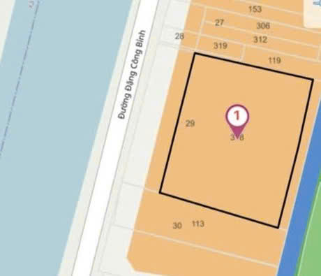 Siêu Phẩm Mt Đặng Công Bỉnh – Ngang 61M – 3.341M² – Chỉ 16Tr/m²