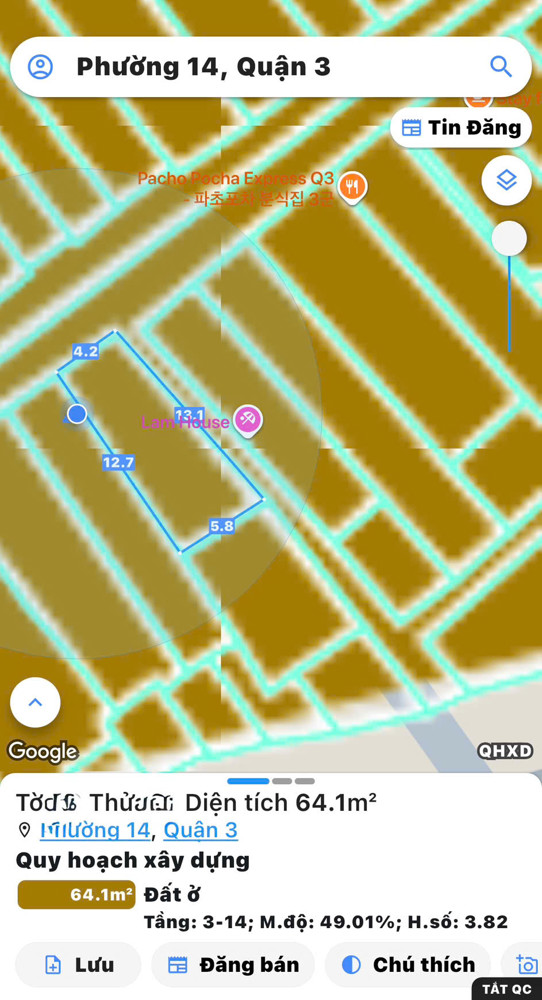 Bán Nhà Hxh 8M Đ.lê Văn Sỹ, 65M2 Full Thổ Cư - Chỉ 13,9T - Vị Trí Kinhd Oanh Đa Ngành Siêu Đỉnh 