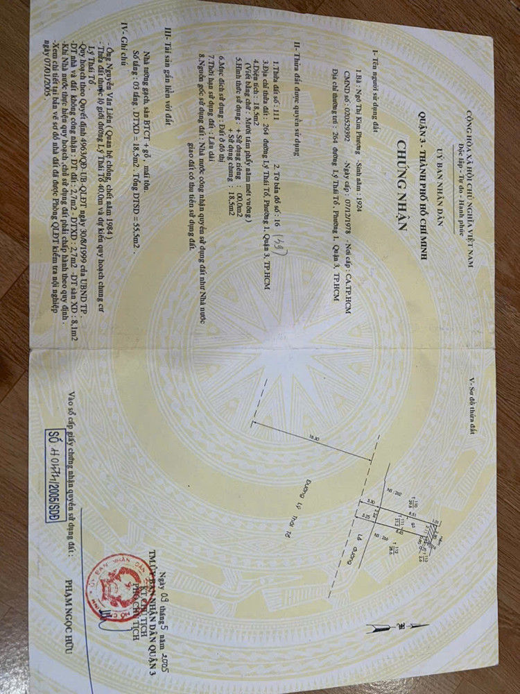 Bán Nhà Quận 3 – Vị Trí Trung Tâm Hiếm Có