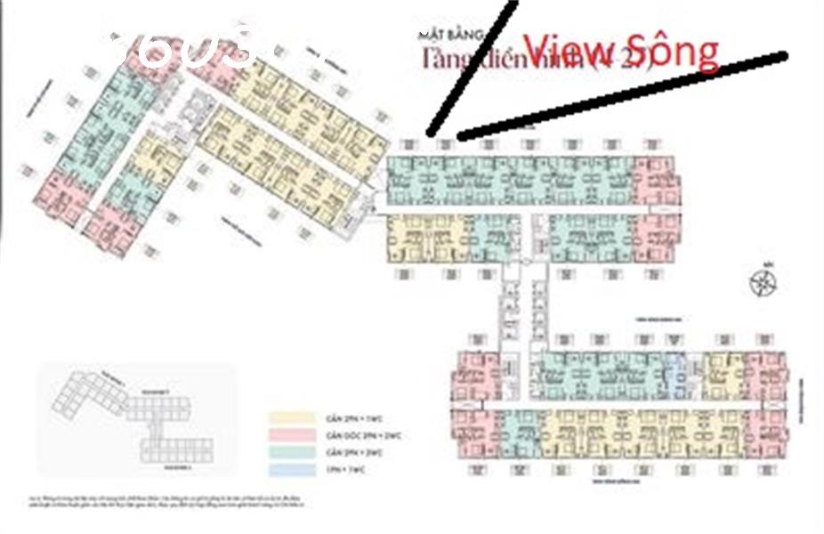 2Pn 2Vs Tầng 22 – View Đẹp Không Chắn Giá 2,25 Tỷ (Đã Vat)