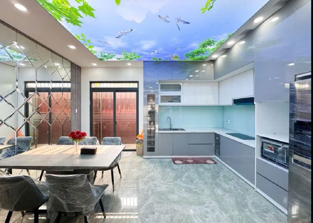 Tt Nhà Bè- Đ.nhựa 8M- Gara Ôtô- 80M2 4Tầng- Hoan Công Đầy Đủ- Chỉ 8.1Ty