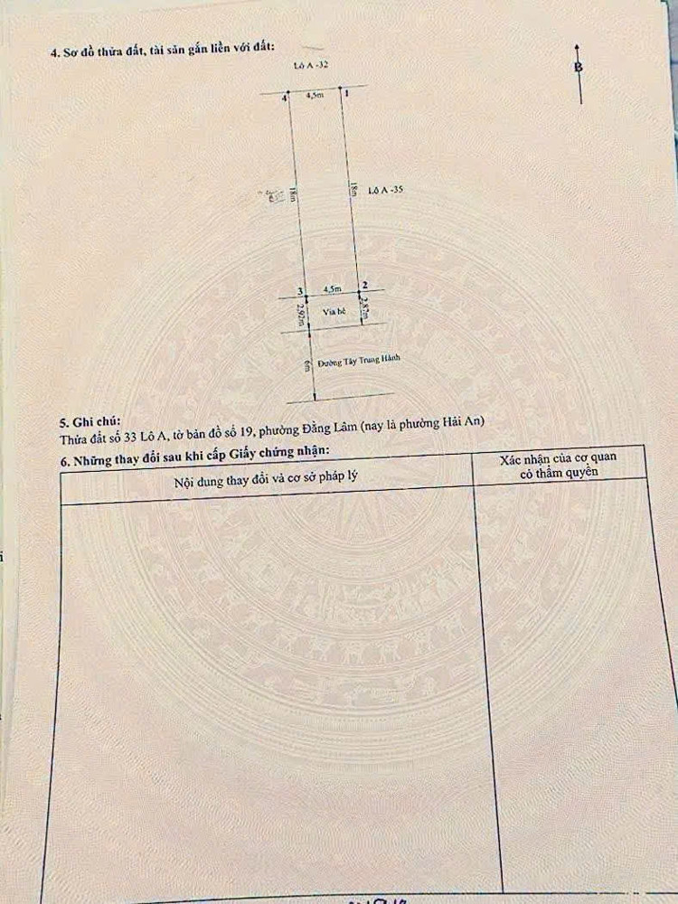 Đất Mặt Đường Tây Trung Hành - 162M - Mặt Tiền 9M - Rất Hiếm