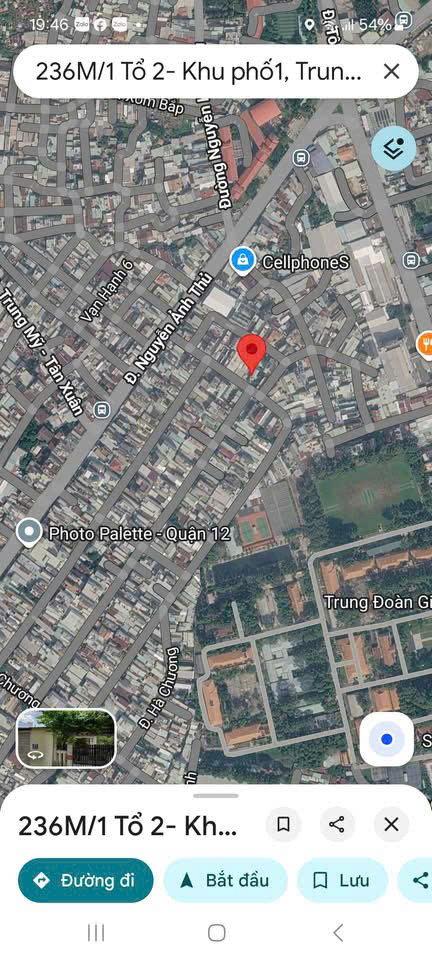 Mặt Tiền Trung Mỹ Tây – Ngang 10M Hiếm – Sát Nguyễn Ảnh Thủ