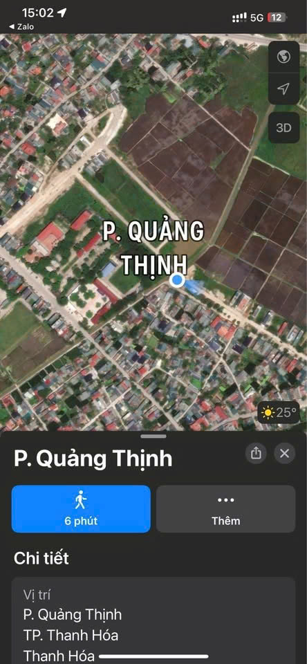 Đất Đẹp – Giá Tốt – Chính Chủ Cần Bán Đất Mbqh 6194, Phường Quảng Thịnh, Tp. Thanh Hóa, Tỉnh Thanh