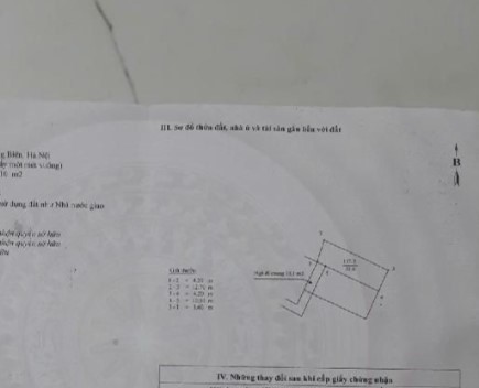 Bán Đất Ngõ 74 Thượng Thanh 52M X 4,2Mt Vuông Vắn, Gần Oto Chỉ Nhỉnh 7 Tỷ Còn Tl