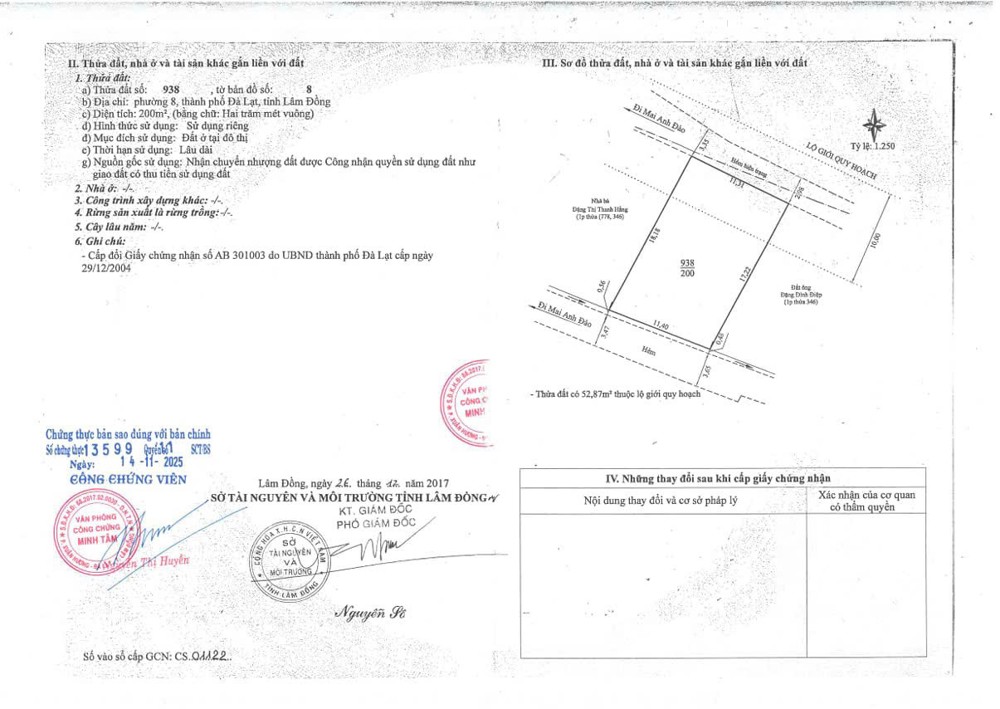 Hot Hot Hot –Bán Gấp Lô Đất Xây Dựng Đẹp – Hẻm 222 Đường Mai Anh Đào, Phường 8, Tp Đà Lạt, Lâm Đồng