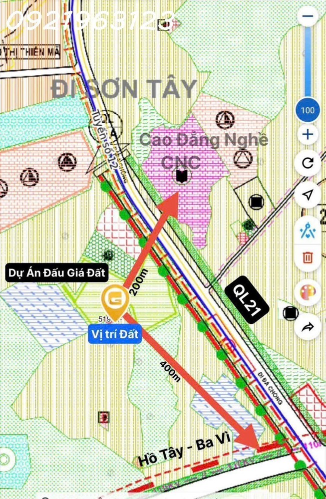 Tài Chính Chỉ Nhỉnh 1 Tỷ Sở Hữu Lô Đất Hoà Lạc 100