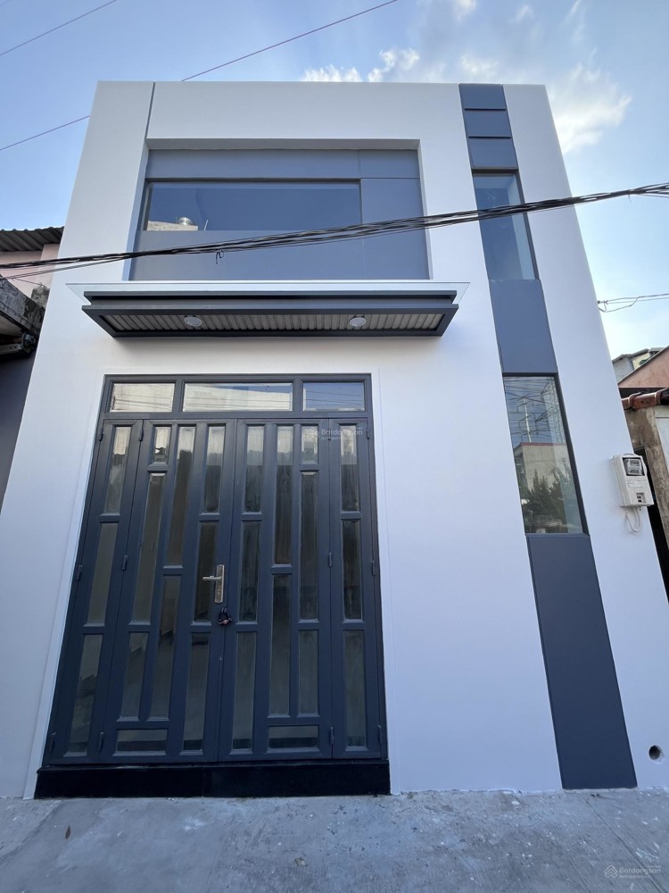 Giá Tốt: Bán Nhà Mới 1 Trệt 1 Lầu-70M2, 3Pn -Mặt Tiền: 5M, Hẻm Rộng 4M, Sẵn Sổ Ngay Ngã Tư Gò Mây,