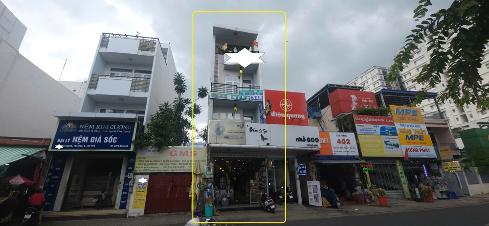 Cho Thuê Nhà Mặt Tiền Tân Hương 80M²,3Lầu, 25Triệu - Cạnh Ngân Hàng - Ngã Tư