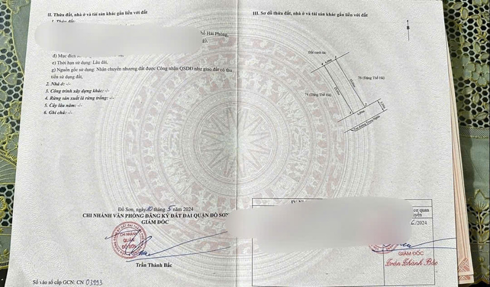 Bán Đất Mặt Đường Trung Nghĩa – Đồ Sơn – Mặt Tiền Rộng – Giá 17,5Tr/m²