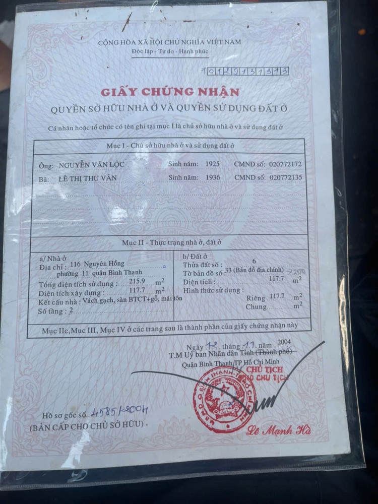 Nhà Mặt Tiền Nguyên Hồng – Phường 11, Bình Thạnh – Vị Trí Kinh Doanh Đắc Địa Tại Bình Thạnh