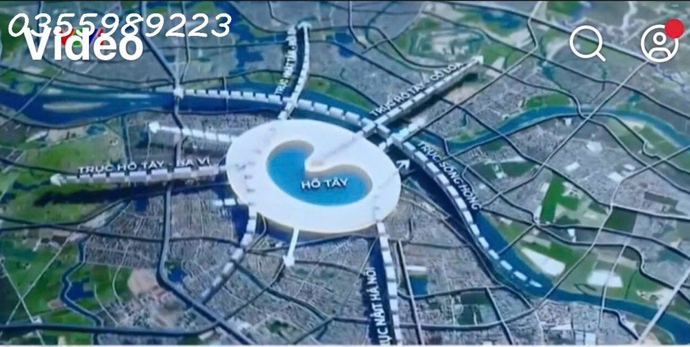 Bán Lô Góc Vip - Kinh Doanh - 3 Mặt Tiền Gần Trục Hồ Tây- Ba Vì. Tổng Diện Tích 135M2. Đơn Giá 39