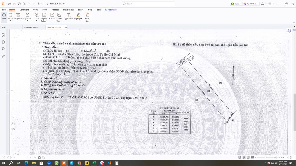 Đất Lớn An Nhơn Tây – 9.000M² – 4 Sổ Riêng – Chỉ 12 Tỷ Đón Són Vinhomes
