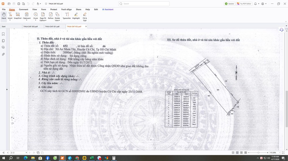 Đất Lớn An Nhơn Tây – 9.000M² – 4 Sổ Riêng – Chỉ 12 Tỷ Đón Són Vinhomes