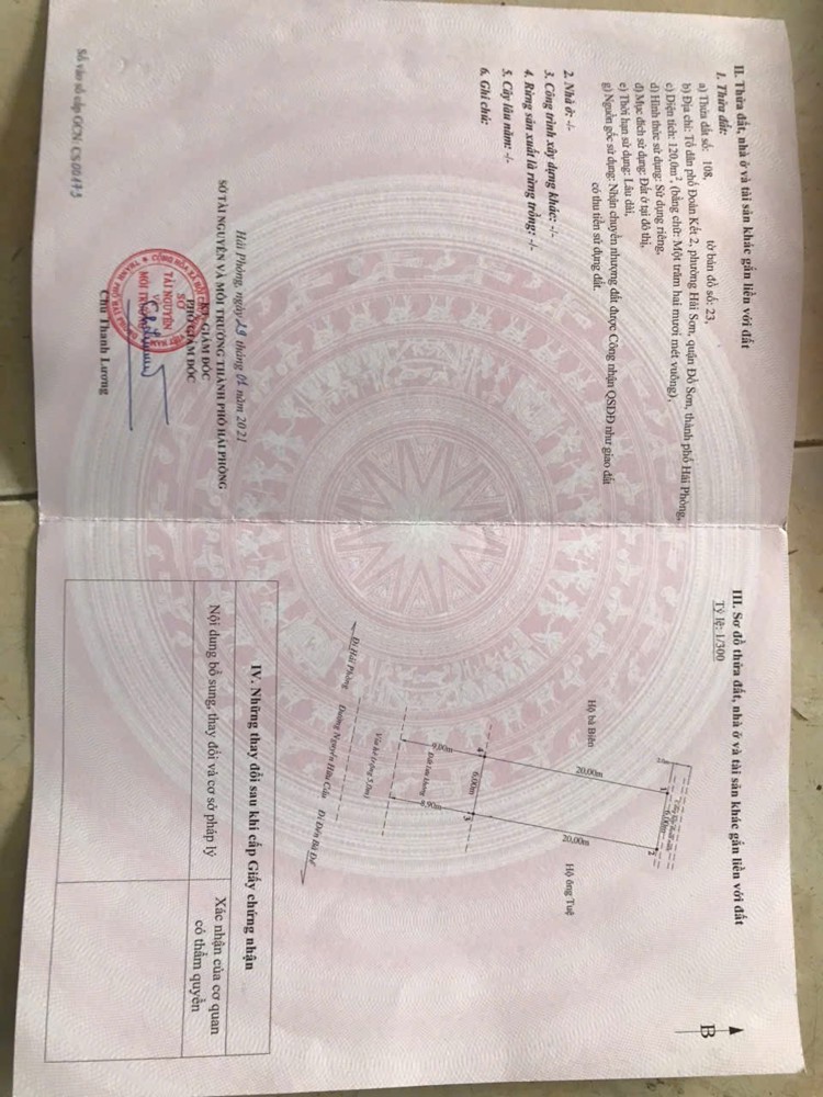 Siêu Phẩm Đất Mặt Đường Hải Sơn, Đồ Sơn – 120M2 – Kinh Doanh Đắc Địa – Giá 7,X Tỷ-Zalo: 0567 222 555