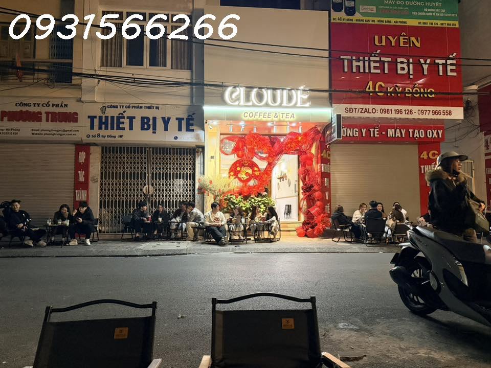 Sang Nhượng Quán Cafe Trà Sữa Có Vỉa Hè Tại Số 6 Kỳ Đồng, Hải Phòng