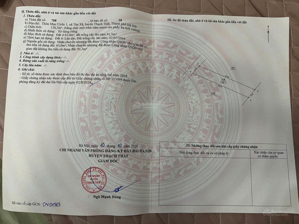 Bán Đất Xây Nhà Trọ Tâm Điểm Khu Công Nghệ Cao Hòa Lạc Sát Các Trường Đại Học Lớn