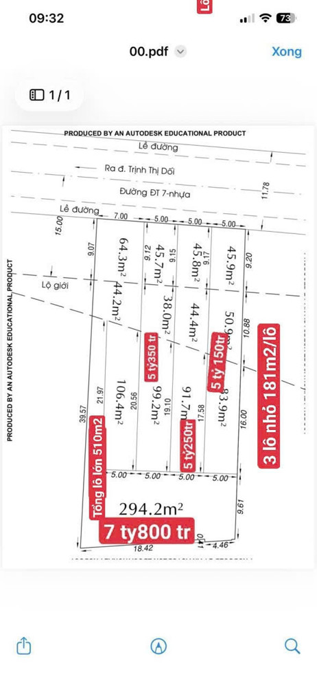 Ccg Gấp Bán 4 Lô Đất F0 Mặt Tiền Đông Thạnh 7 – Vị Trí Vip – Giá Cực Tốt