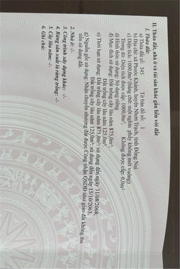 Đất Đẹp – Giá Tốt – Chính Chủ Cần Bán Gấp Đất Tại Xã Phước Khánh, Huyện Nhơn Trạch, Đồng Nai