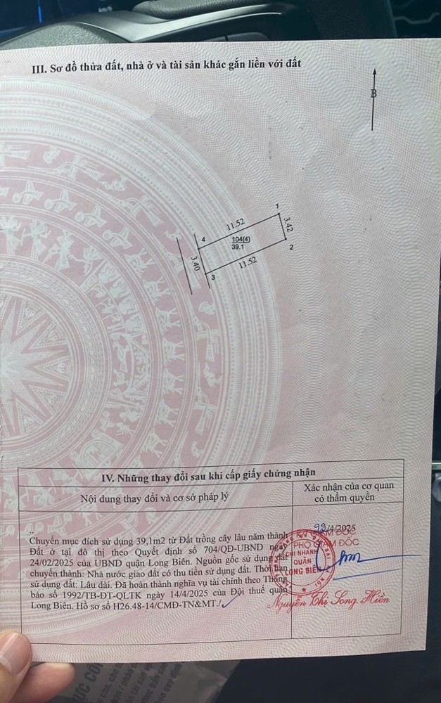 Bán Nhà Ngõ 94 Thượng Thanh 40M X 6T Gara Thang Máy Nhỉnh 11 Tỷ Còn Tl