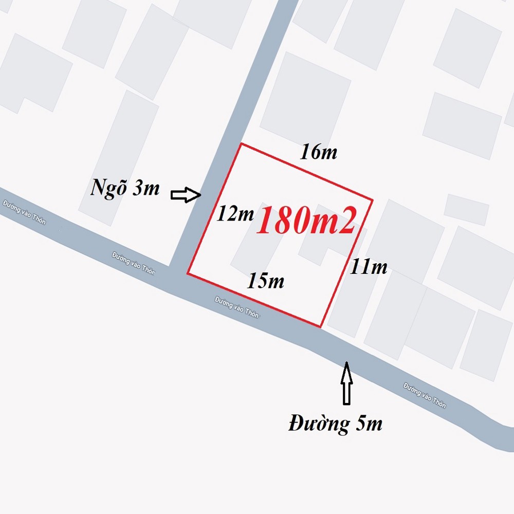 180M2 Thuận An, Hà Nội Mt 15M Đường 5M View Thoáng 0989894845