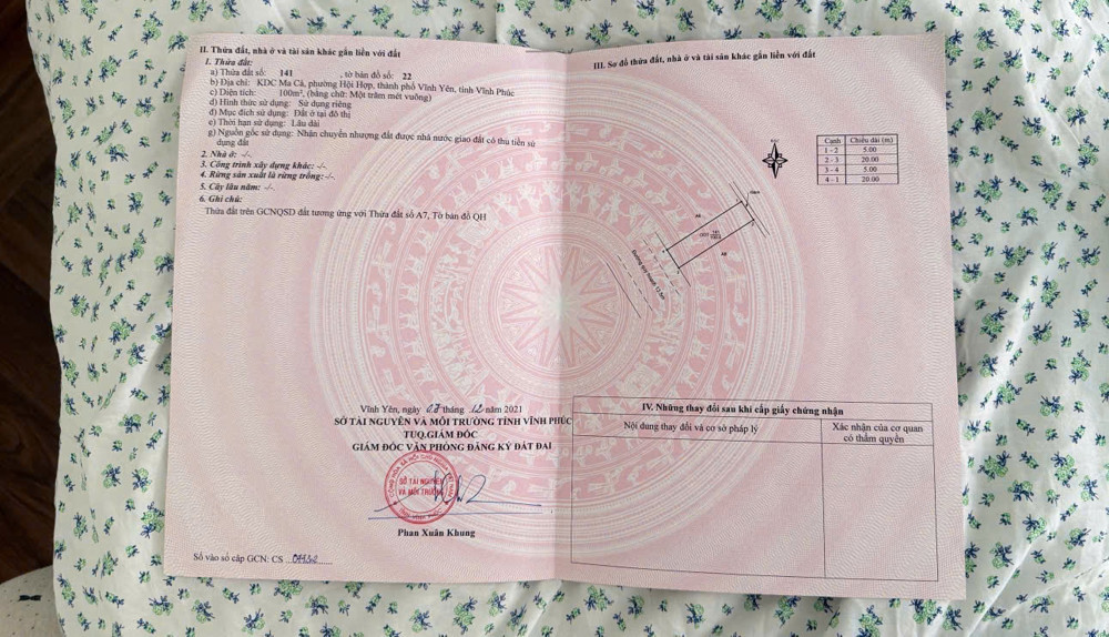 Bán Đất Kdc Tự Xây – Đường Ngô Thì Nhậm – Trung Tâm Tp Vĩnh Yên