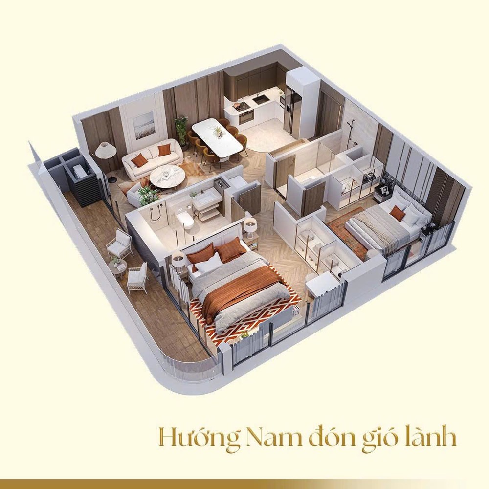 Căn Hộ 75,1M2, 2Pn, 2Wc Tại The Legend City, Võ Văn Kiệt, An Hải Nam, Sơn Trà, Đà Nẵng, Giá Ưu Đãi,