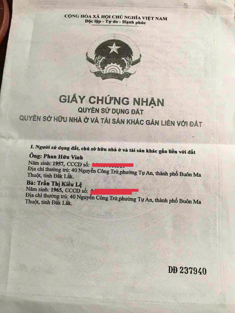 Bán Đất Thổ Cư Trung Tâm Tp. Buôn Ma Thuột – Mặt Tiền Đường Hoàng Diệu – Có Sẵn Nhà 1 Trệt 1 Lầu
