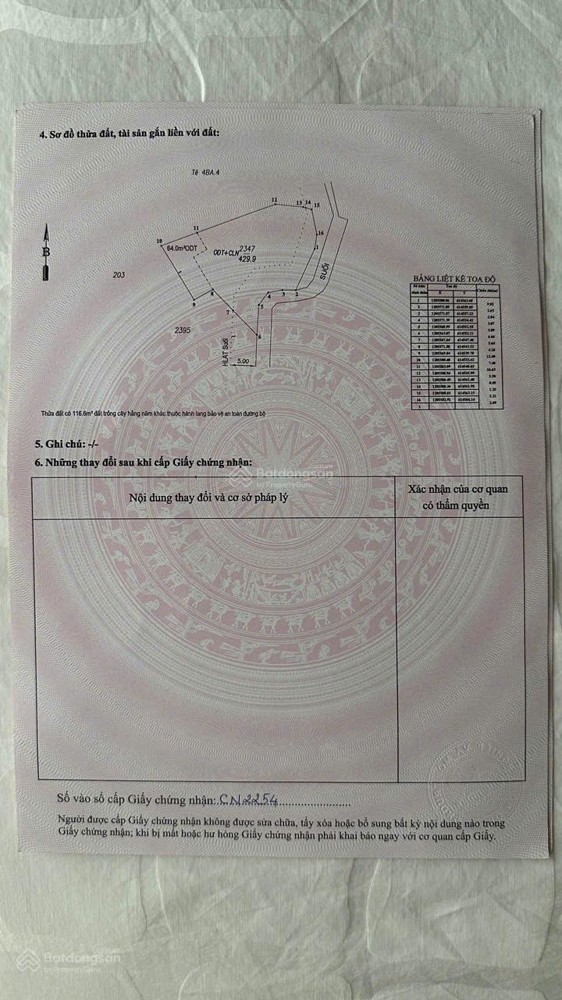 Chính Chủ Bán 1500M2 Đất Sẵn Sổ Đường Oto Tại Nội Hóa 1-Dĩ An