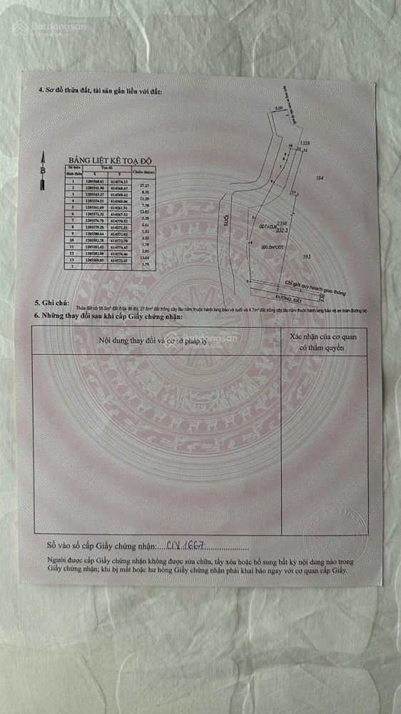 Chính Chủ Bán 1500M2 Đất Sẵn Sổ Đường Oto Tại Nội Hóa 1-Dĩ An