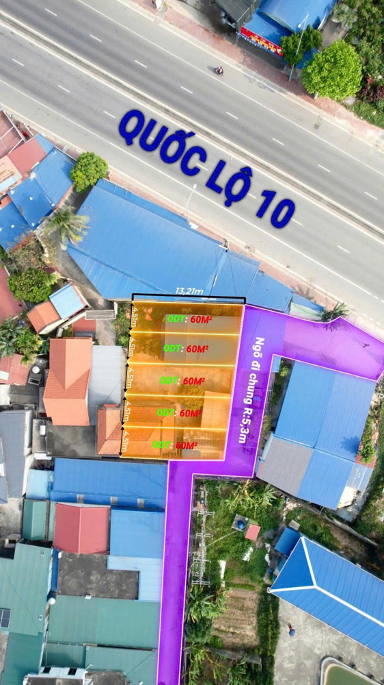 Bán Đất Phân Lô Kiền Bái – Thuỷ Nguyên – Gần Ql10 – Giá 1,55 Tỷ/lô
