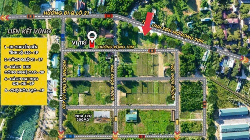 Cần Tiền Bán Gấp Lô Đất Nền Tđc Linh Sơn Sát Đại Học Quốc Gia Hà Nội , Mặt Đường Kinh Doanh 75M2