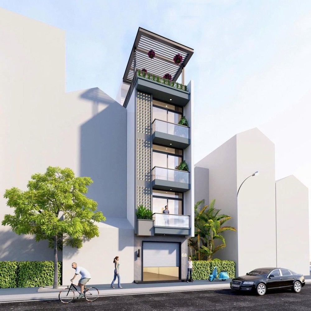 Nhà 5 Tầng Đẹp– 43M – Giá Hiếm – Tiện Ích Ngập Tràn - Hàng Xóm Vin 7.X Tỷ