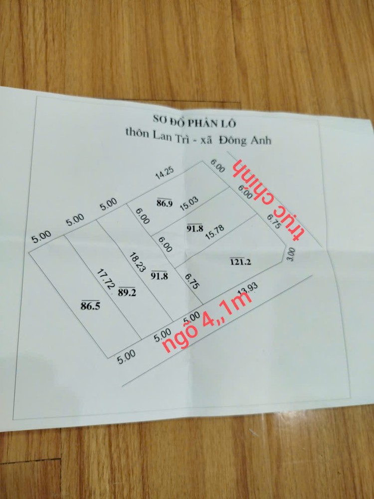 Đất Đẹp – Giá Tốt – Chính Chủ Cần Bán Gấp Lô Đất Tiềm Năng Tại Huyện Đông Anh, Hn