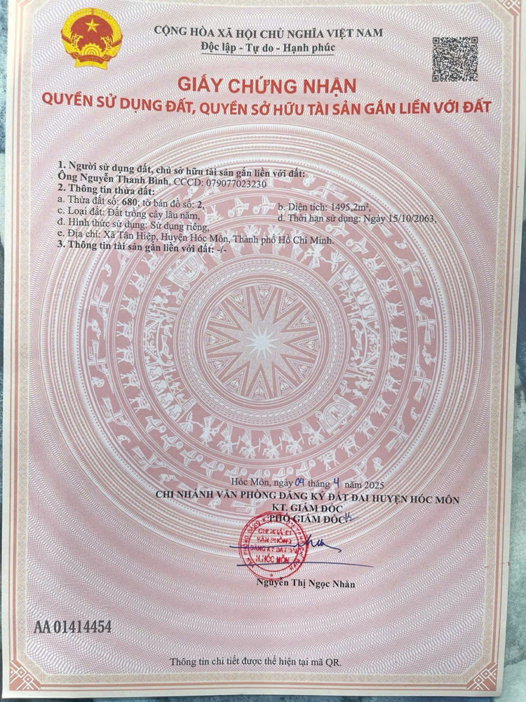 Nhà Vườn Nghỉ Dưỡng Giá Mềm – Quỹ Đất Lớn Hiếm Tại Tân Hiệp, Hóc Môn