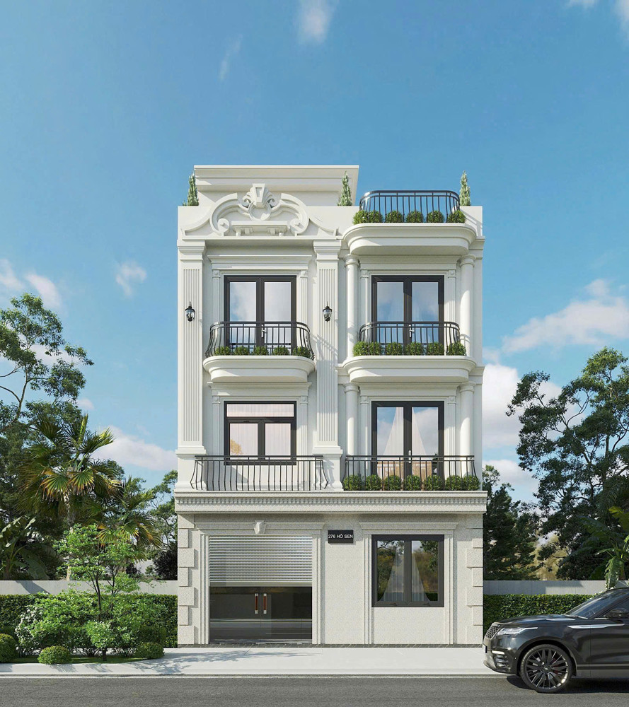 Bán Nhà 4 Tầng Khu Hồ Sen – Mt 7,5M – Nhà Mới – Ô Tô Sát Nhà – Giá 5,45 Tỷ