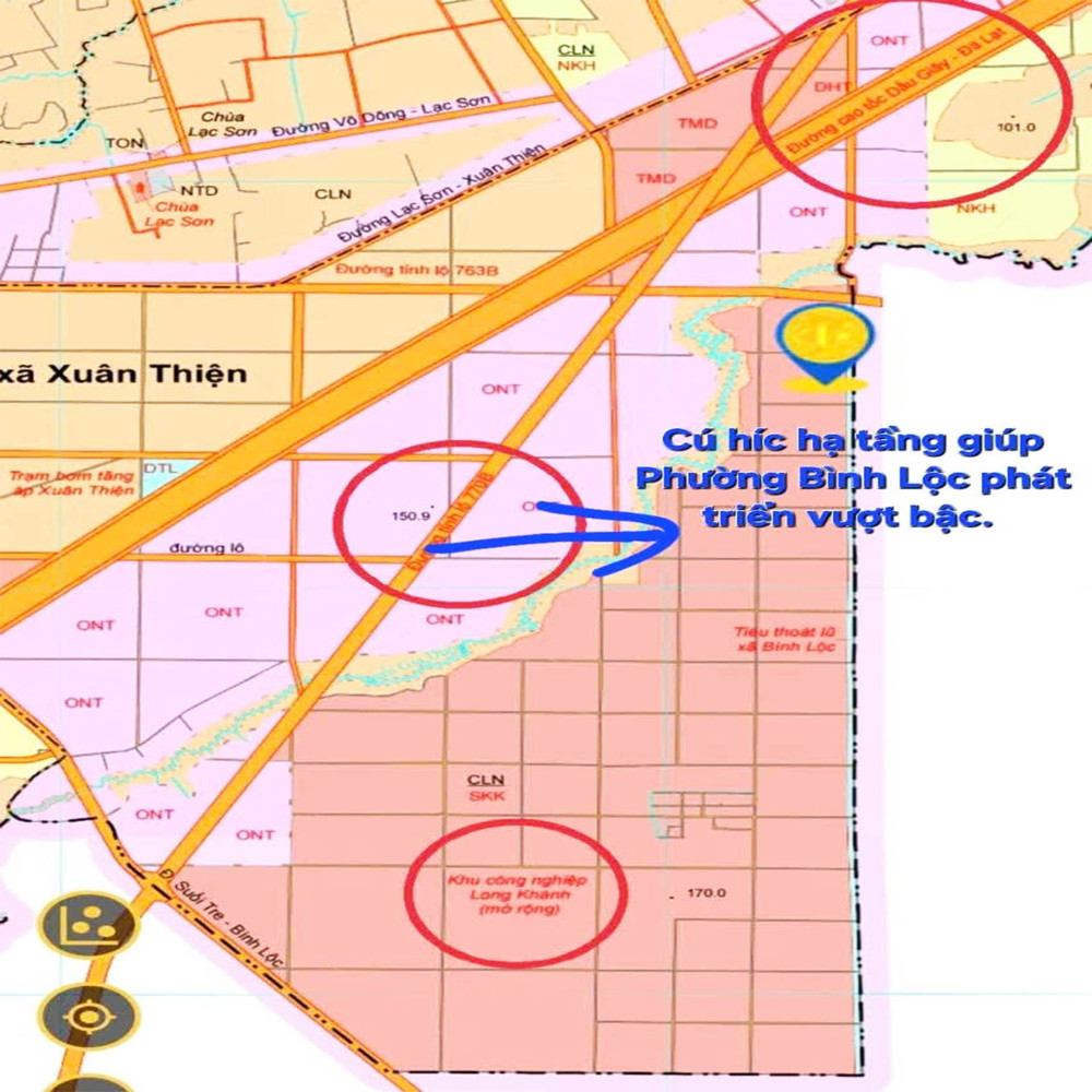 Trung Tâm P Bình Lộc, Long Khánh, Đn, Chỉ 150Tr/m Mặt Tiền Đường Nhựa 7M. Giá Đầu Tư!
