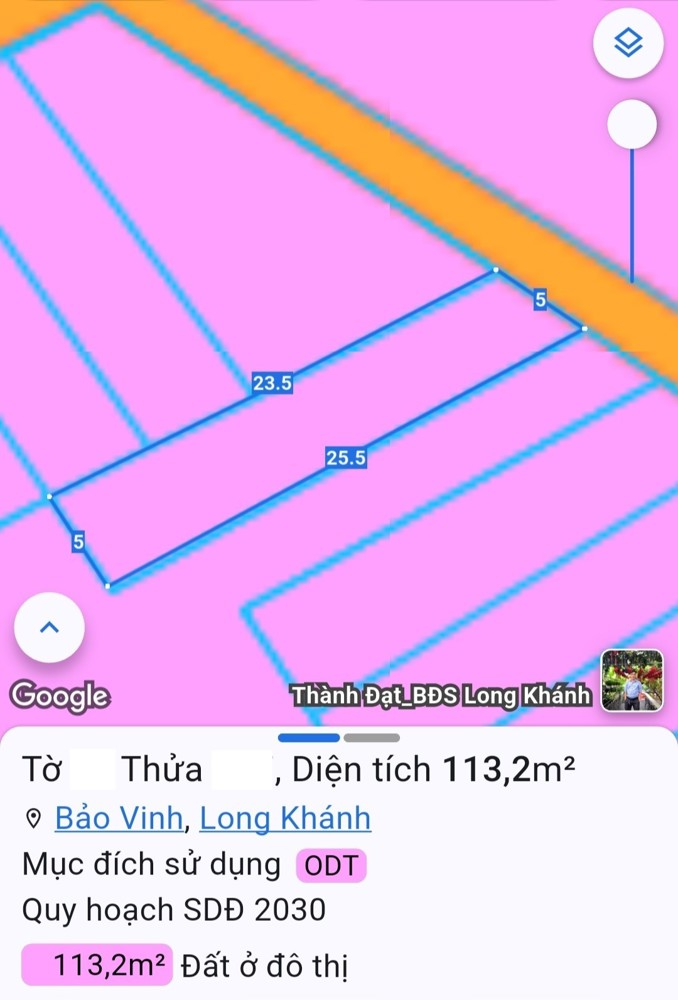 5M×25m 2 Mặt Tiền Tp Long Khánh, Đn Ngay Trường Học Mn Đến Cấp 3 Giá Chỉ 790Tr