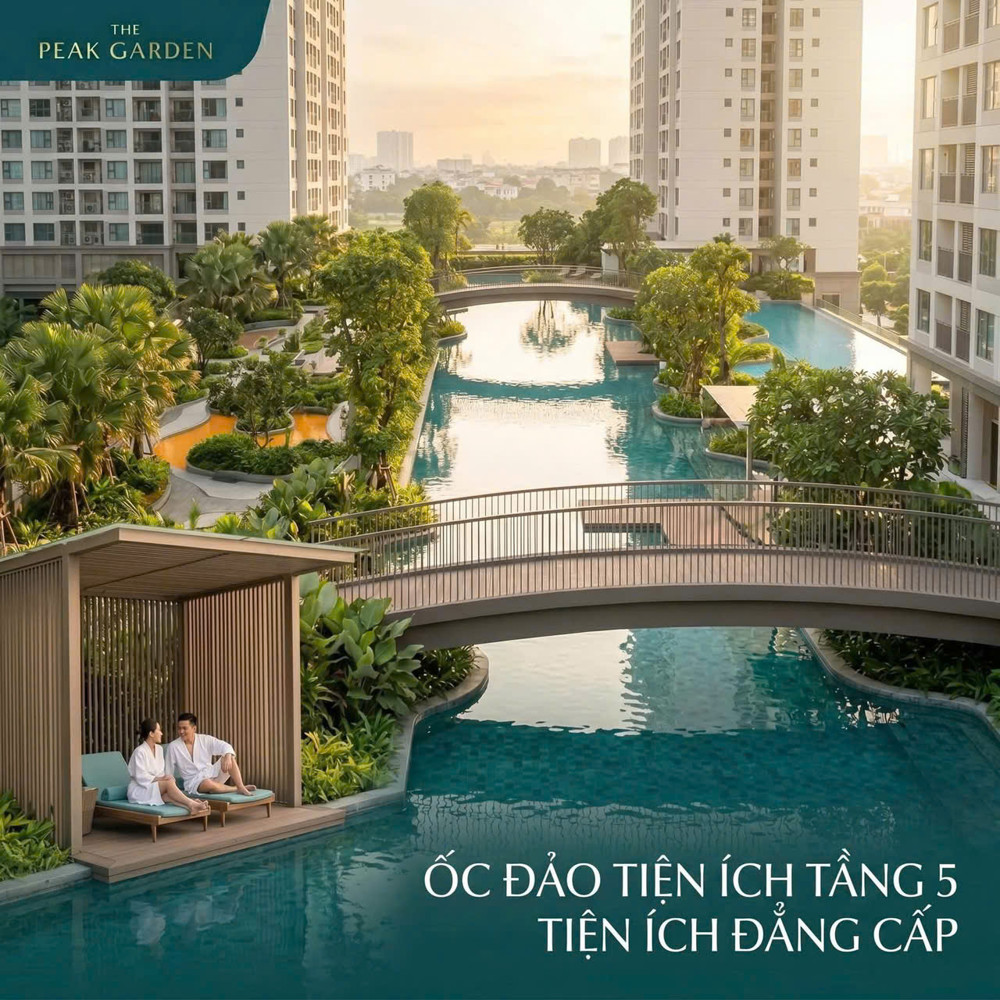 Căn Hộ Wellness Tại Q7 – Không Gian Sống Tinh Chọn The Peak Garden Giá Từ 75 Triệu/m2, 15% Kí Hđmb
