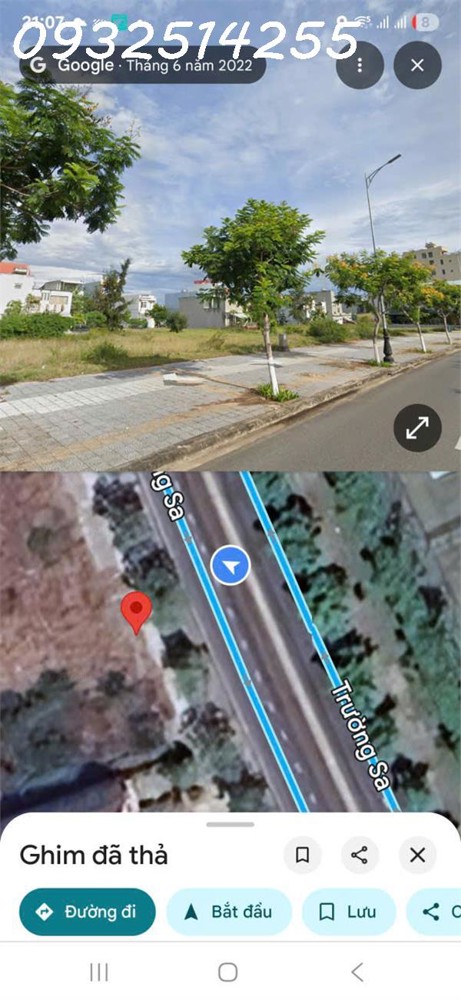 Giảm 500 Triệu Bán Nhanh Lô Đất Trường Sa -Đối Diện Marriott Resort - Ngũ Hành Sơn - Giá 83