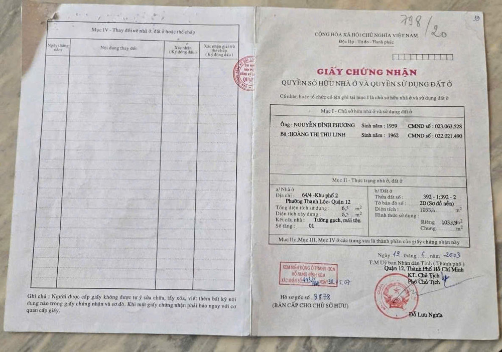 Đất Kho Xưởng, Trường Mầm Non Thạnh Lộc 52 Quận 12 – Siêu Rẻ 13,99 Tỷ