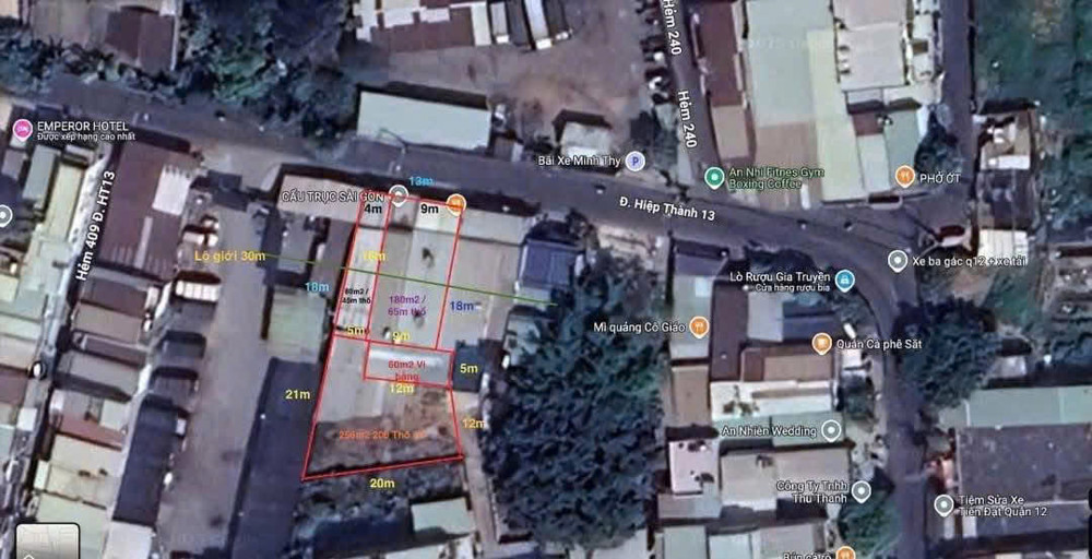 Nhà Mbkd (13X40) Mặt Tiền Hiệp Thành 13, Quận 12 Giá Rẻ 24 Tỷ (Gần Chợ Ht)